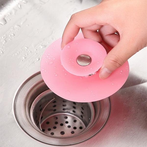 Sink cover with silicone material. Sink cover with silicone material.